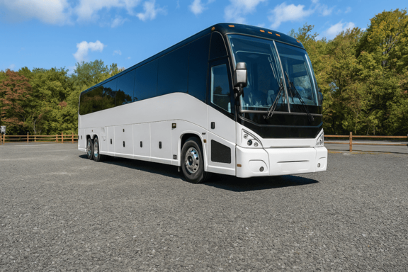 Charter Bus Rental Elizabeth 56 Passenger Charter Bus